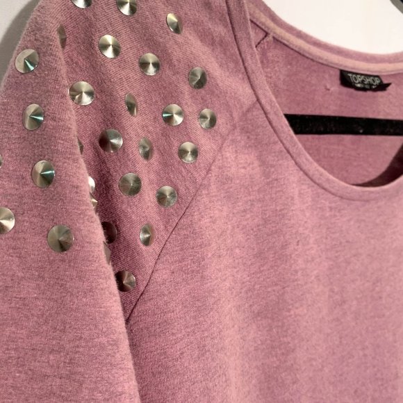 Topshop crop crew neck - size 2 - lightly worn - Picture 2 of 4